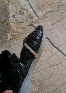 Sparkly Black Mary Jane Shoes