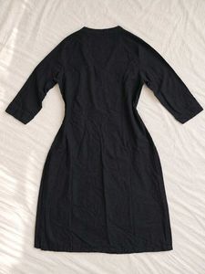 Stylish Black Cotton Kurta