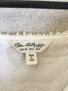 Miss Selfridge White Cottage Dress