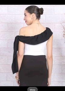 Chic Off-Shoulder Ruffled BODYSUIT