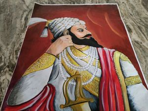 Handpainted Chhatrapati Shivaji Maharaj