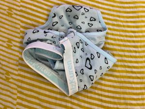 Cute Heart Print Thong Panty