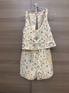 Geometric Print Jumpsuit