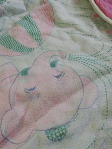 Soft Pink Baby Swaddle Blanket