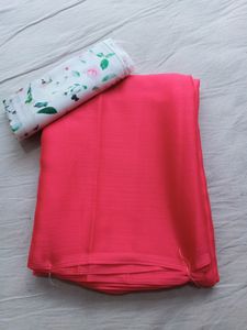 Chiffon Died Saree