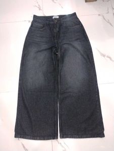 Wide Leg Denim Jeans
