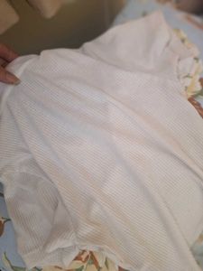Striped White Basic Shirt