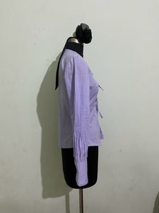 Lavender Front Tie Top