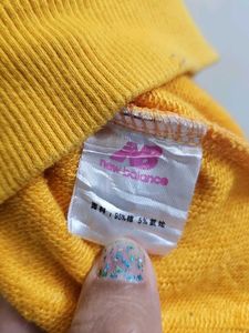 New Balance Yellow Hoodie NB