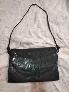 Croc Embossed real leather Bag