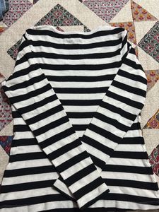 Ribbed Stripped Tee