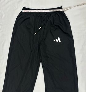 Black Printed Track Pants | Stylish Graphic Design