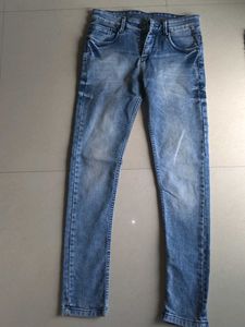 Men's Light Wash Denim Jeans