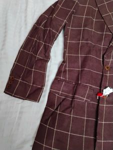 Men's Plaid Suit Set