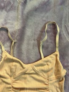 Peach Crop Top