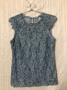 H&M Short Sleeve Lace Top