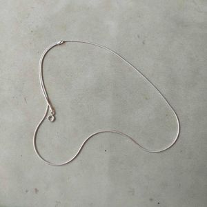 Elegant 925 Silver Chain Necklace
