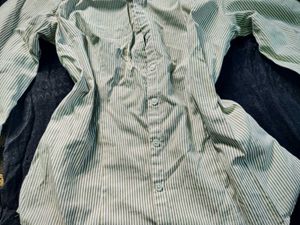 striped fitted shirt