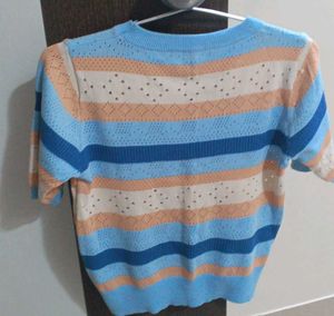 Chic Striped Knit Top