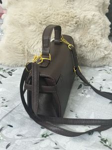 LULU &amp; SKY Brown Satchel Bag