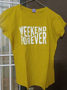 Mustard "Weekend Forever" Graphic Tee