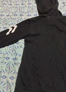 Black &amp; White Graphic Hoodie