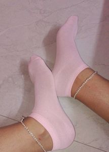 Cute Pink Ankle Socks