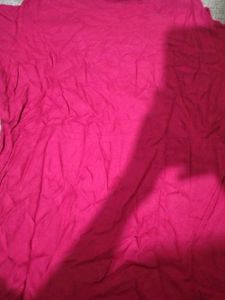 Beautiful Pink Kurti with Embellished Neckline