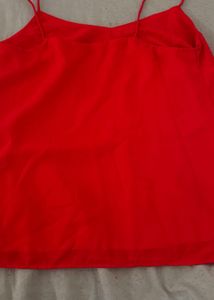 Vibrant Red Cami Top