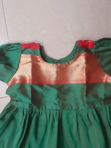 3 To 8 Month Baby Ethnic Wear Frock