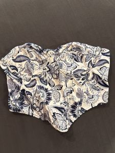 Boho Floral Corset Top