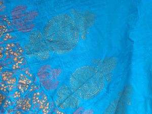 Vibrant Blue Embroidered Kurti