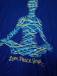 Blue Yoga Tank Top