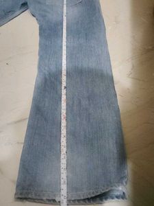 lee vintage straight legged denim jeans
