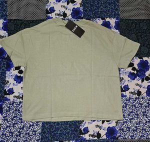 Shein Pastel Green Graphic T-Shirt