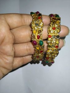 Designer Kada Bangle Set