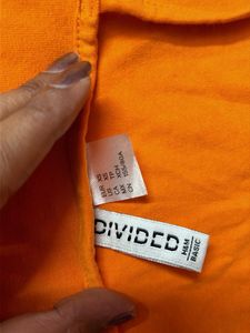 Orange Halter Neck Crop Top