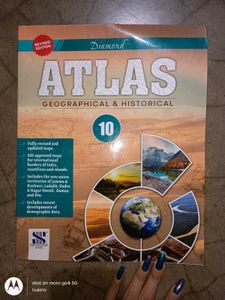 Atlas book for class 10 english CBSE ICSC
