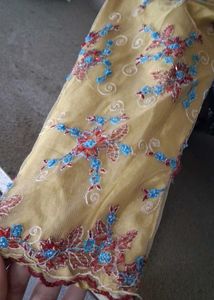 Elegant Yellow Floral Maxi Dress