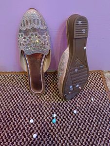 New Embellished Flat Mules