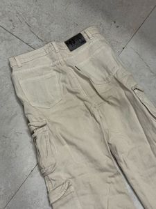 Beige Cargo Pants