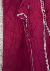Elegant Red Kurta Set with Dupatta