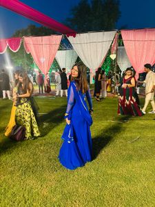 Royal Blue Lehenga Choli Set