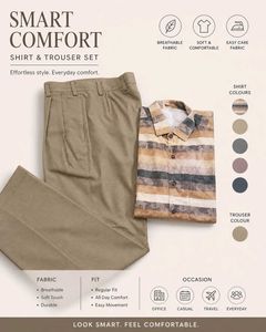 Men's Shirt and Trousers Set