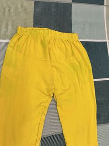 Bright Yellow Palazzo Pants