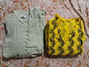 Bundle of Two Women's Short Kurtas