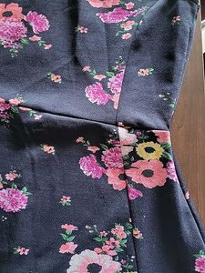 Floral Print Lace Dress