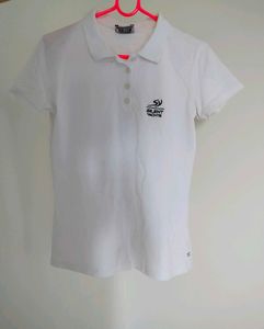 White Short Sleeve Polo Shirt