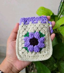 Handmade Crochet Pouch Bag