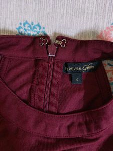 Burgundy Dress
